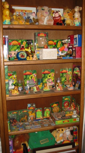 bookshelf 1 - bulk of Lion King collection.jpg