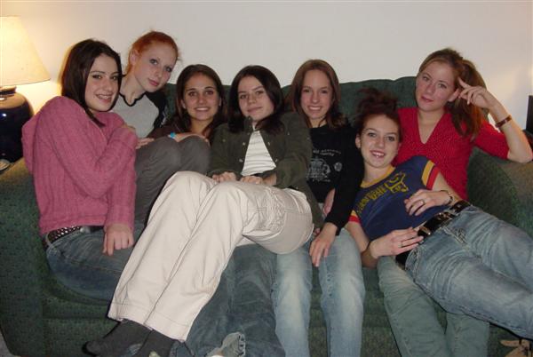 our group of girls ..marissa and I are in there somewhere..