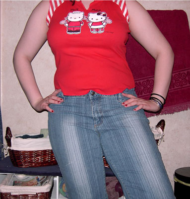 Size fourteen jeans