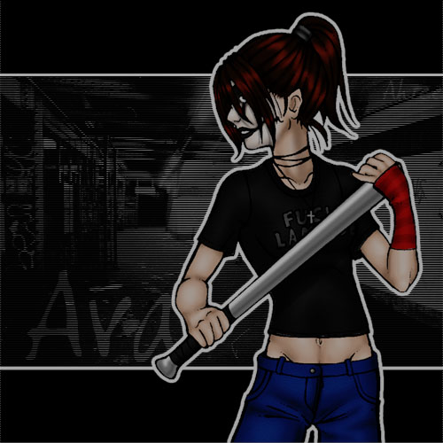 Ava, w/ background