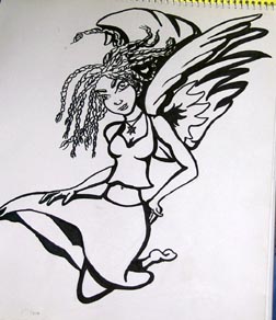 fun with a black sharpee.