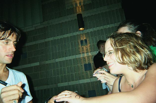 Old pic (last August) of me and Raine after the Fargo concert.