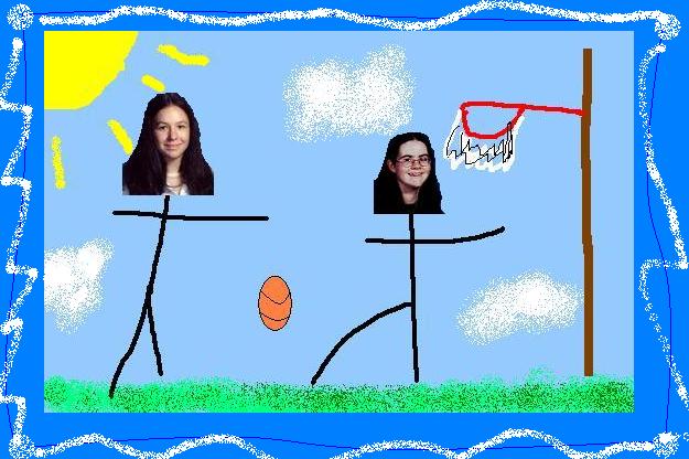 We played some basketball...wow, it was so much fun!